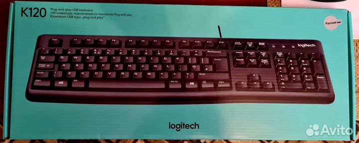 Клавиатура проводная Logitech K120