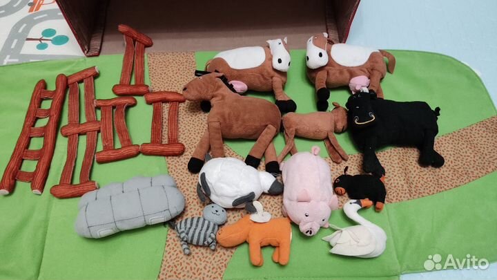 Ферма с животными, огород и корзины всë IKEA