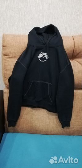 Худи мужское черное