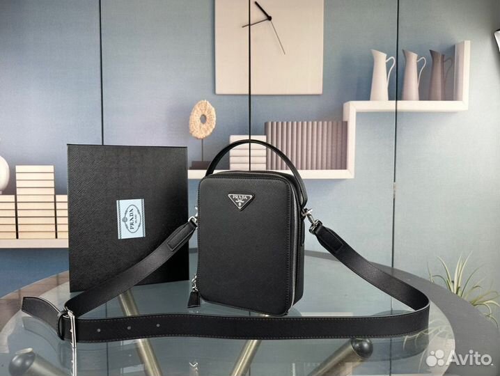 Мужская сумка через плечо prada
