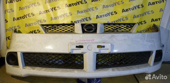 Бампер передний Nissan Wingroad Y11 2001-2005