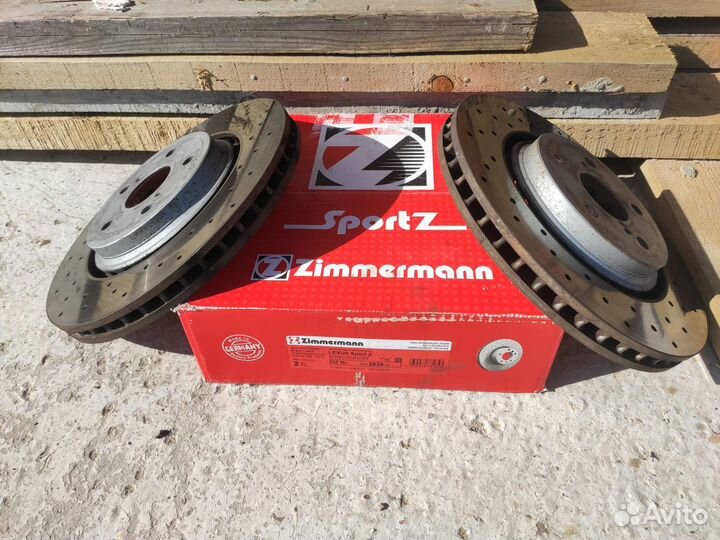 Тормозные диски Zimmermann 4351248130 Toyota Lexus