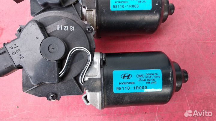 Моторчик стеклоочистителя Hyundai Solaris