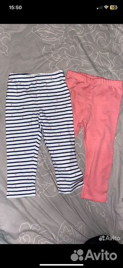Новые вещи пакетом для девочки 68-74