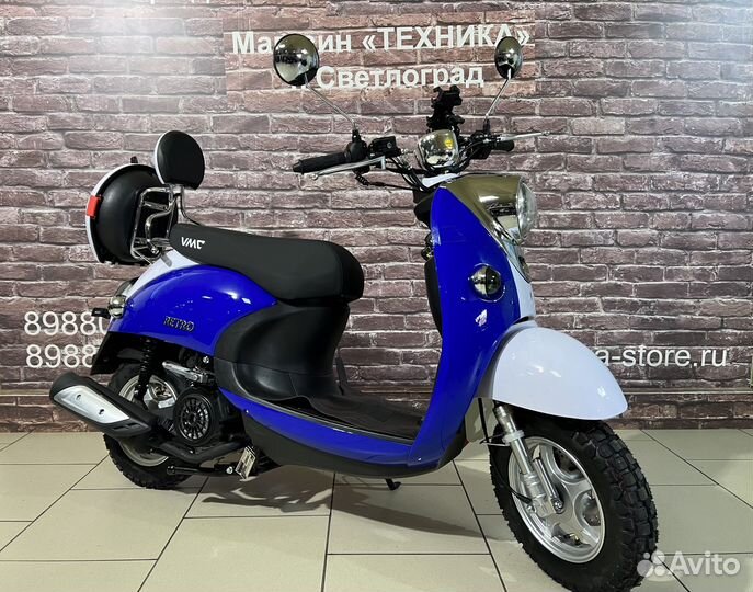 Скутер Retro Black (2023год)