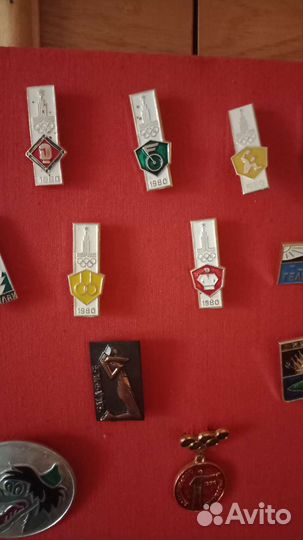 Значки СССР олимпиада 80