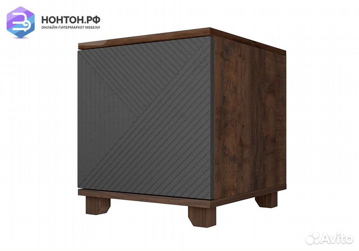 Тумба прикроватная со створкой Копенгаген дуб самд