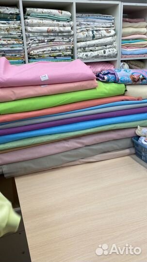 Ткань хлопок бязь поплин сатин мулетон