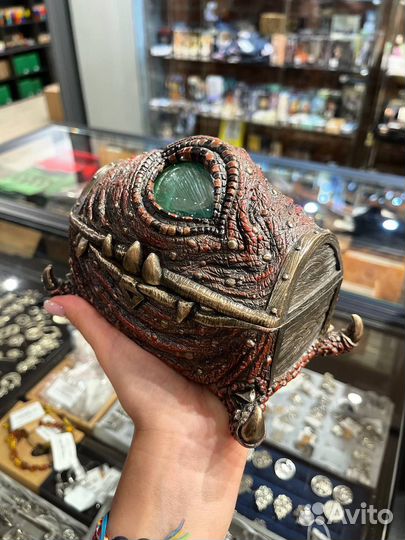 Глаз дракона шкатулка полистоун