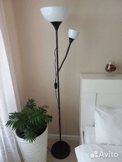 Торшер напольный IKEA чёрный