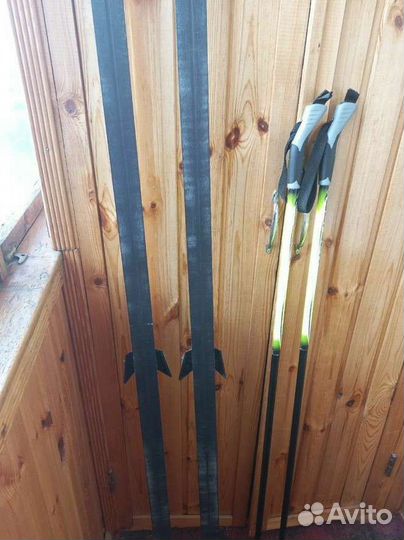 Беговые лыжи Larsen Active 3D 180 см Палки Ботинки