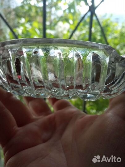 Пепельница СССР стекло