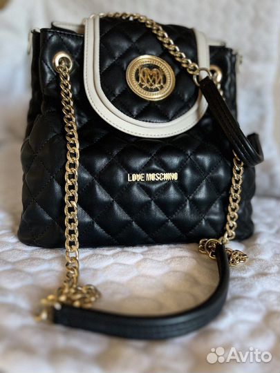 Сумка love moschino натуральная кожа