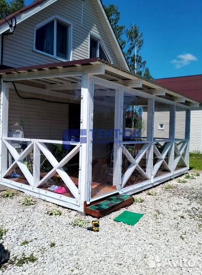 Жидкие окна для беседки