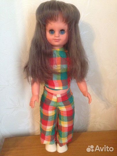 Кукла ГДР с длинными волосами