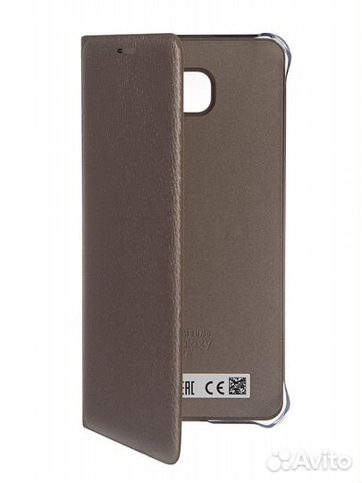 Оригинал Flip Wallet Чехол Samsung A7 (2016) Gold