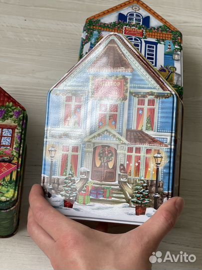 Банки из под чая Hilltop Домик