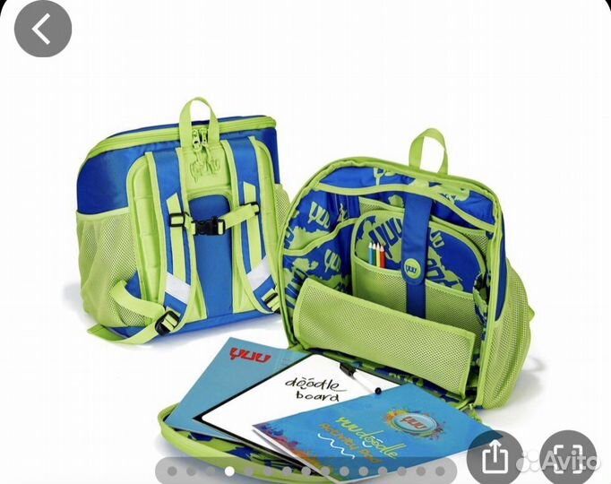 Рюкзак школьный новый YUU Max Blue