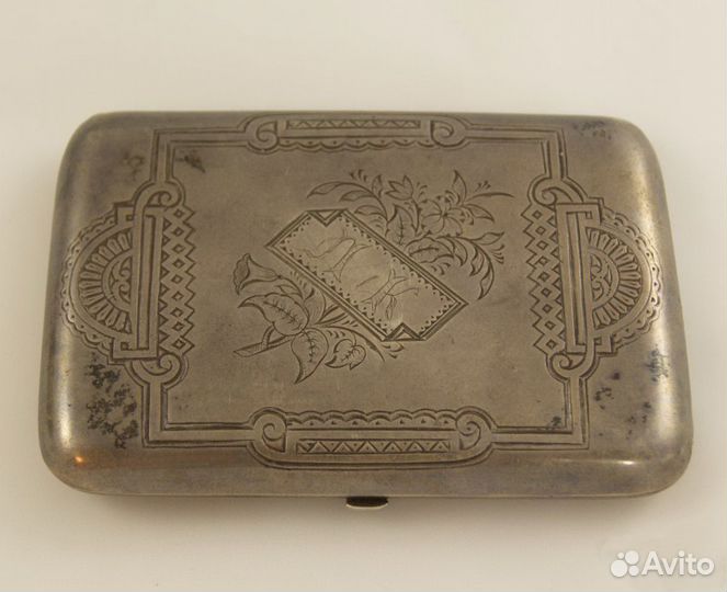 Портсигар, серебро, Россия, Москва, конец XIX века