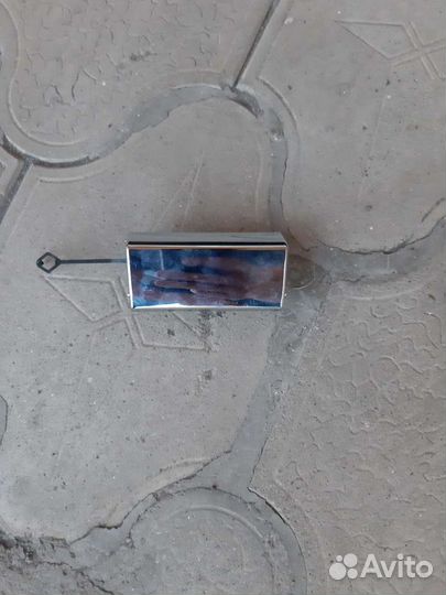 Хром заднего бампера Mercedes ML w166