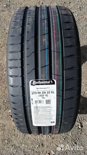 Continental ContiSportContact 7 275/40 R22 107Y
