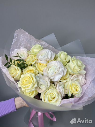 Живые цветы букеты