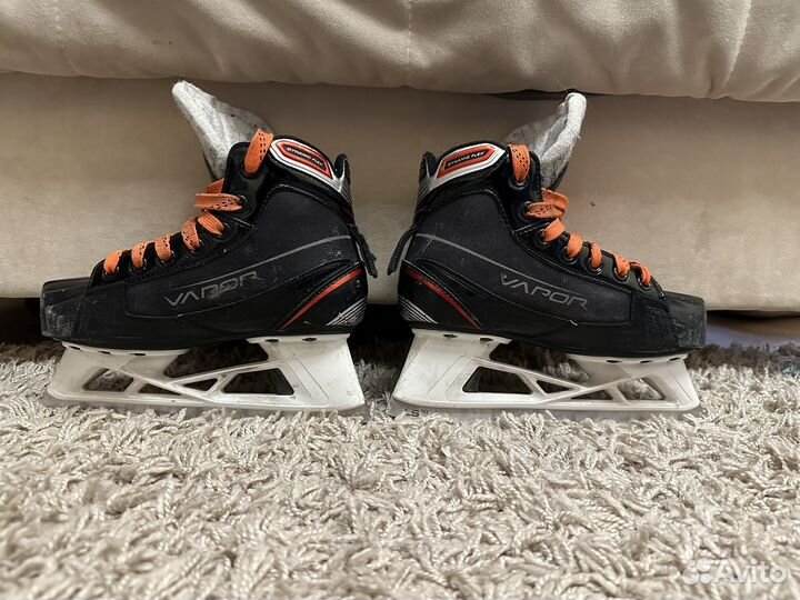 Вратарские коньки bauer детские рамер 33,5