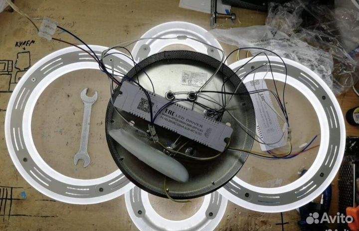 Люстра, светильник, Ремонт