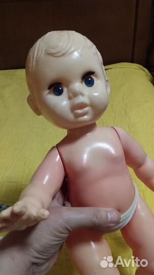 Кукла, пупс большой, СССР пластик