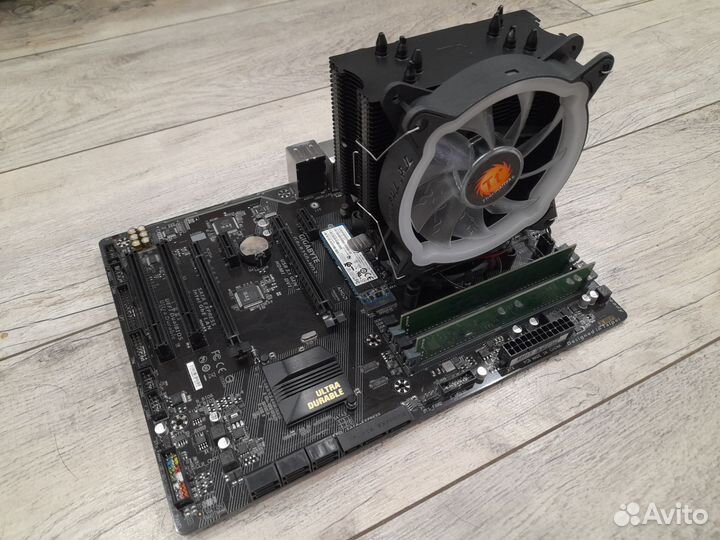 Материнская плата 1151 с i5 16gb озу