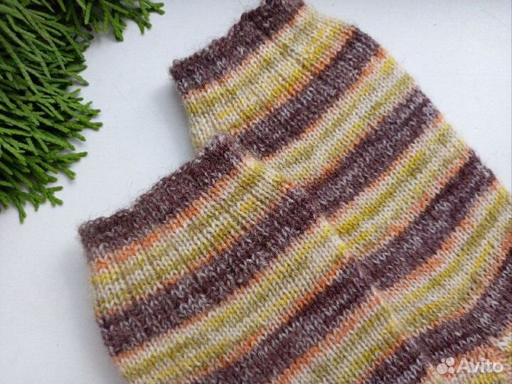 Носки шерстяные вязаные женские