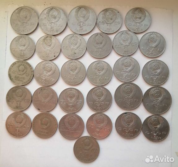 Юбилейные монеты СССР 30шт