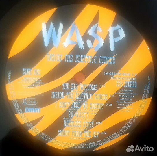 Wasp Inside the electric circus Винил Оригинал