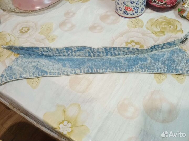 Воротник джинсовый