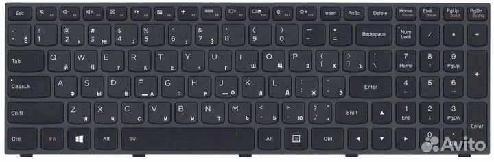 Клавиатура Lenovo IdeaPad Flex G50-70 с подсветкой