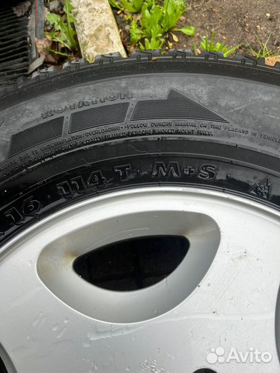 Резина на дисках R16. 265/70/16