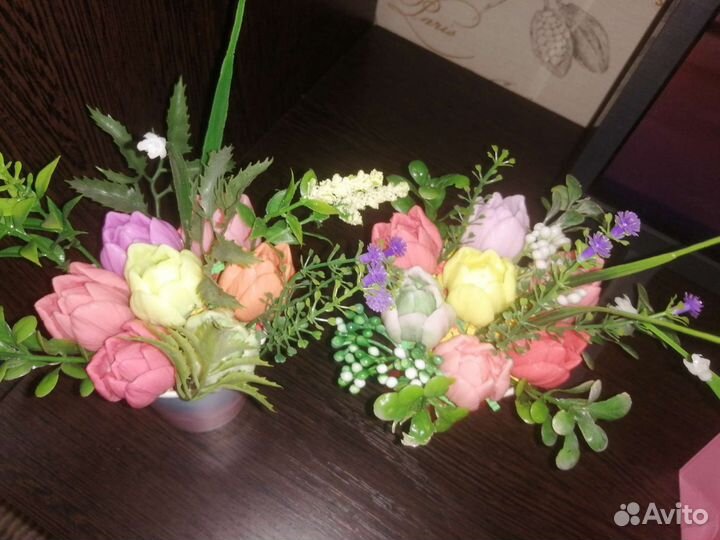 Букет из мыла ручной работы