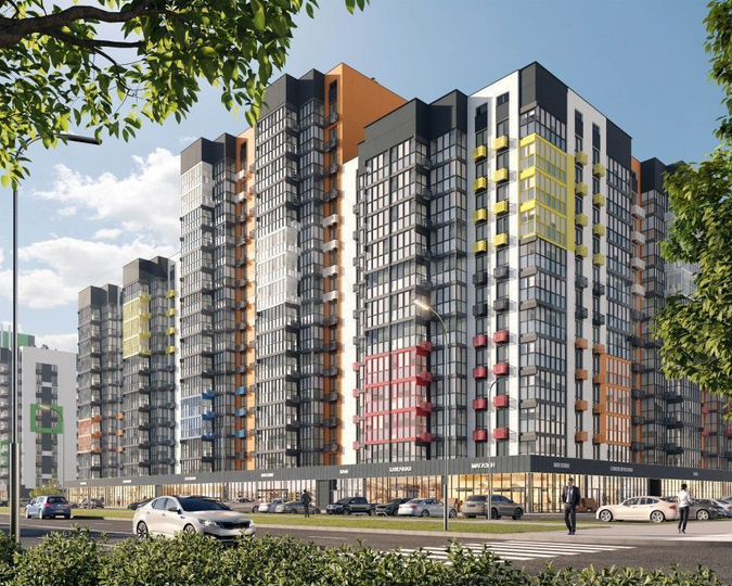 3-к. квартира, 85,4 м², 6/16 эт.