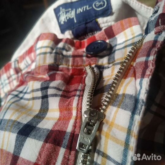 Шорты клечатые Stussy international оригинал