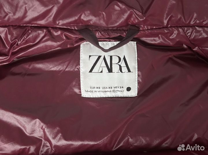Пуховик женский Zara xs