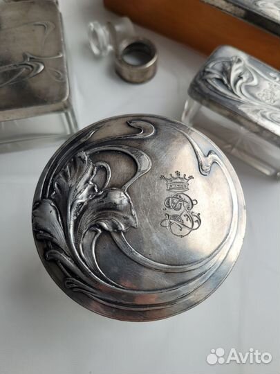 Антикварный набор, 19век Австрия,Moritz Hacker