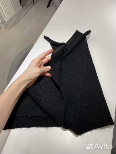 Вязаная косынка шерсть