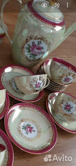 Сервиз чайный роза фортуна гдр на 8 персон