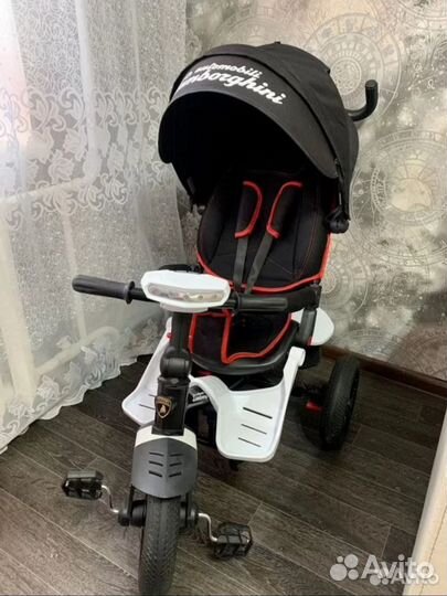 Велосипед коляска с ручкой