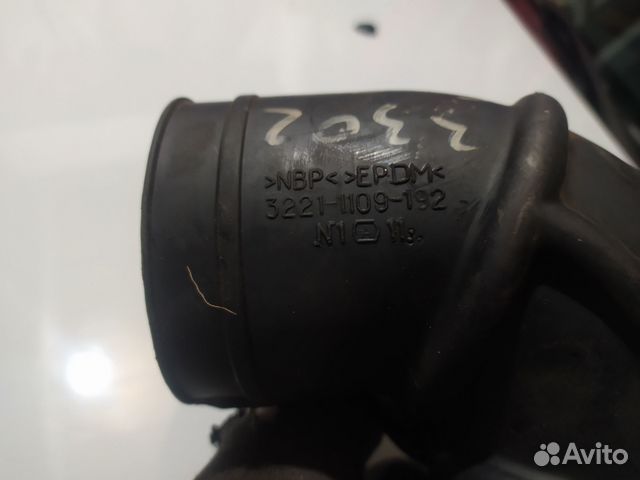 Патрубок дмрв газ дв. 406 Евро-3 3221-1109-192