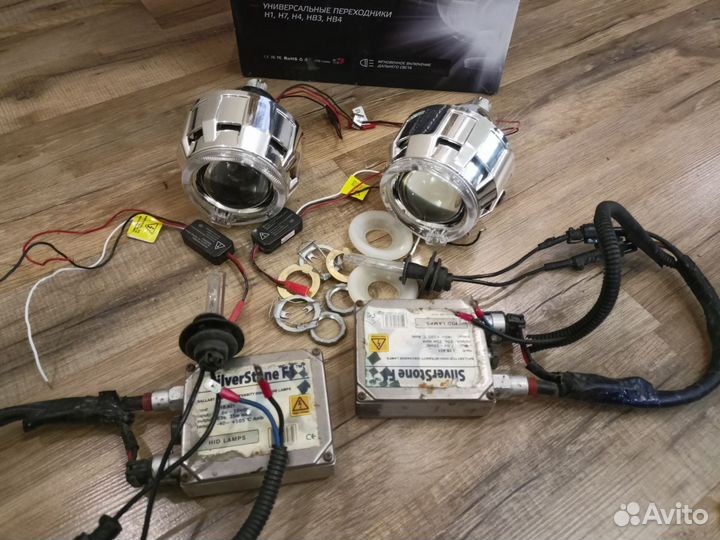 Биксеноновые линзы с ангельскими глазками