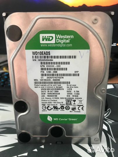 Жесткий диск 1 тб WD