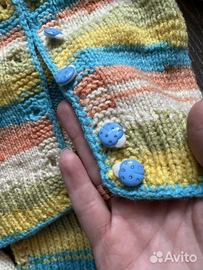 Вязаный костюм детский 62