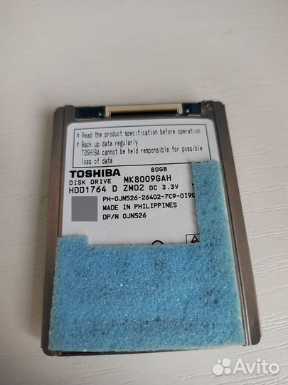 HDD iPod classic 1,8 дюйма CE/ZIF 80 Гб MK8009GAH