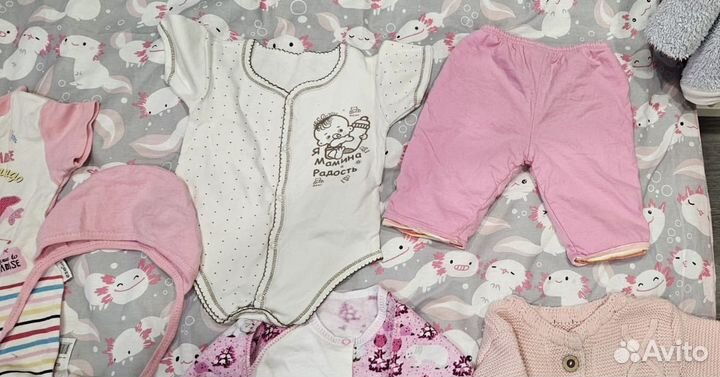 Вещи пакетом на девочку 62 68